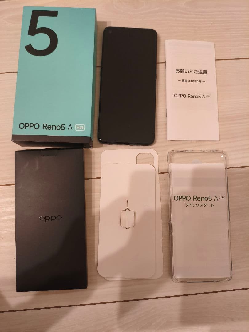 OPPO Reno5 A 5G シルバーブラック 本体