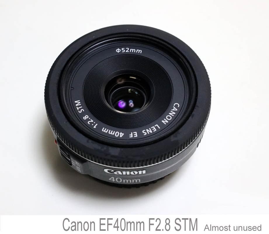Canon EF40mm F2.8 STM レンズ ほぼ新品