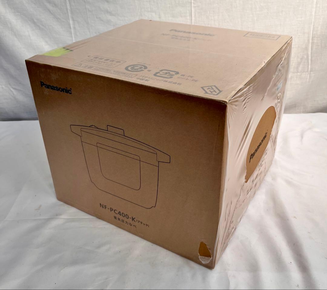①【新品未使用】パナソニック 電気圧力鍋 NF-PC400-K
