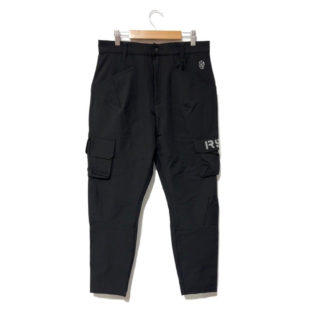 新品 ラッセルノ ゴルフ カーゴ ロングパンツ ブラック カーゴパンツ L 5