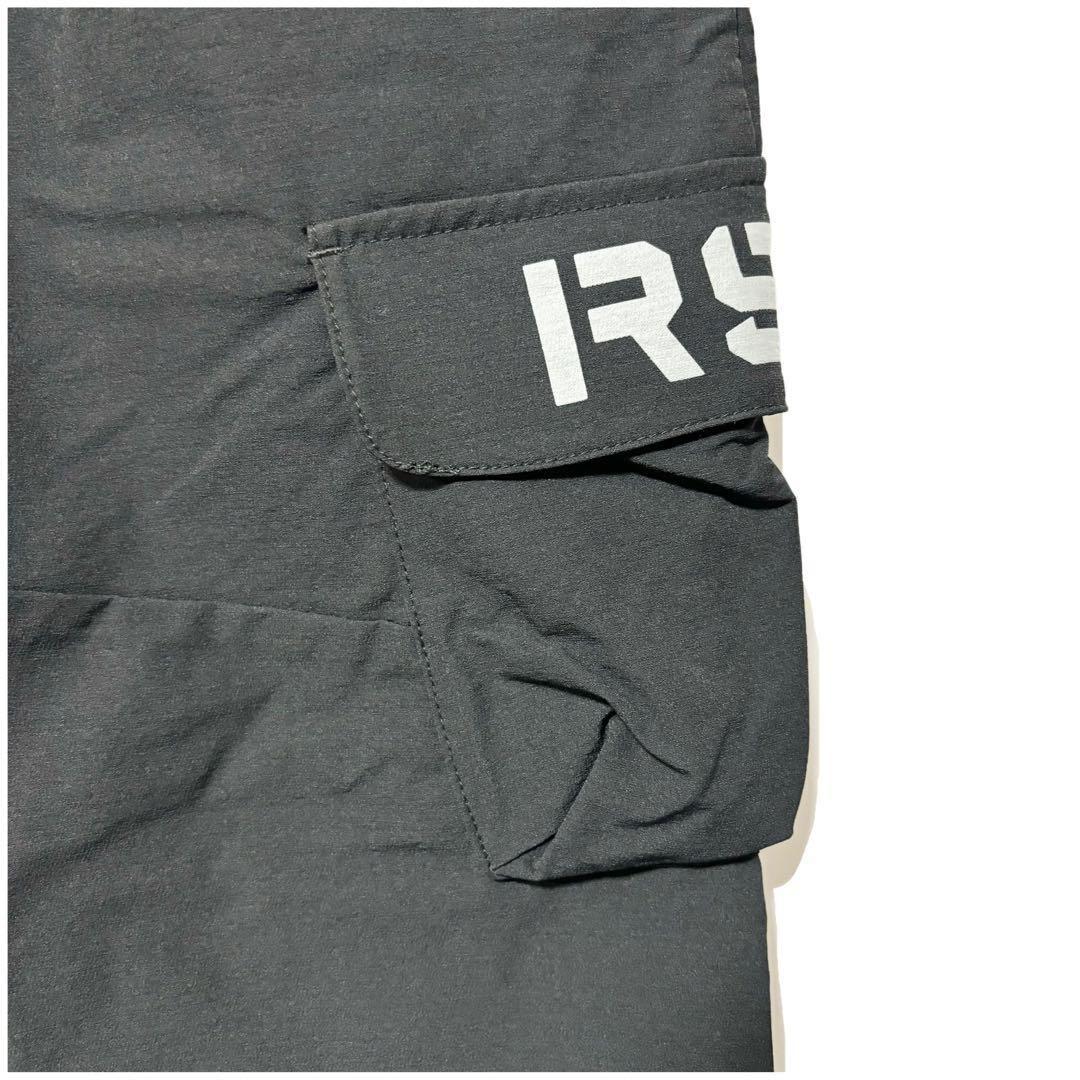 新品 ラッセルノ ゴルフ カーゴ ロングパンツ ブラック カーゴパンツ L 5