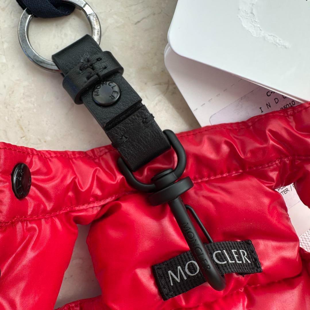 【新品】2025 モンクレール キーリング ミニベスト クラシックジレ ダウン