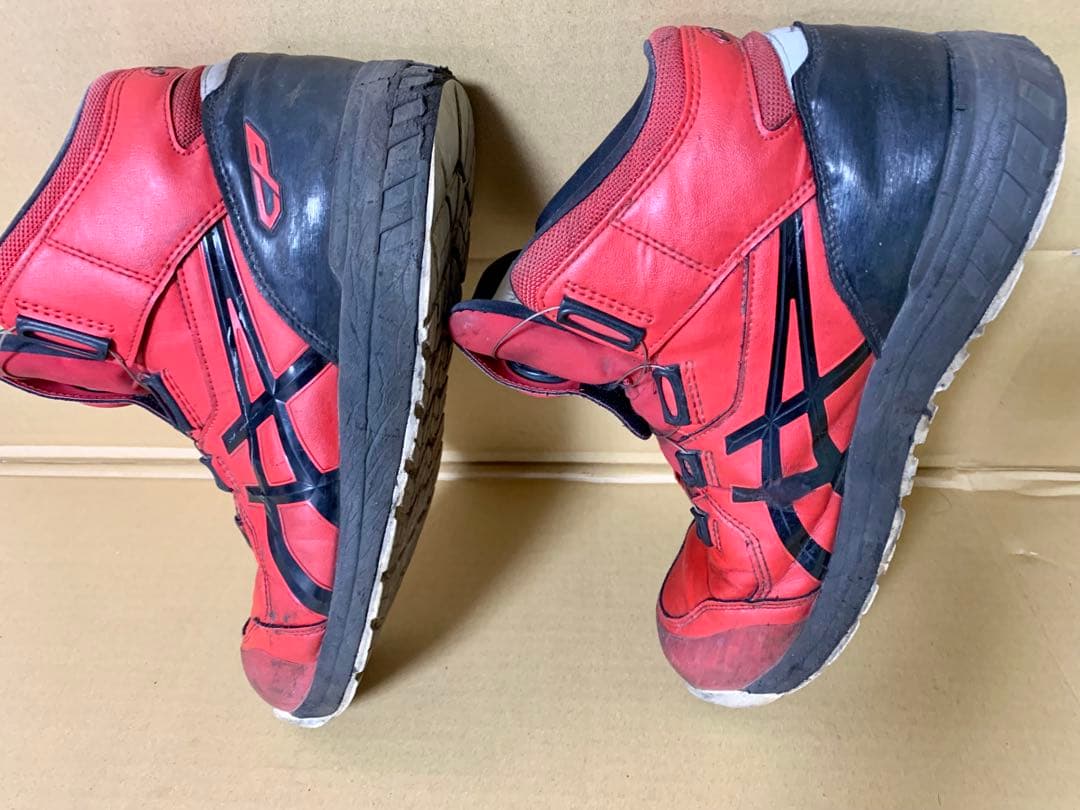 ポ*い様 asics WINJOB CP304 ２8cm RED BOA 安全靴
