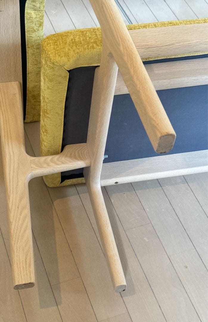 LIVING HOUSE モコア カウチ ベンチ　無垢材