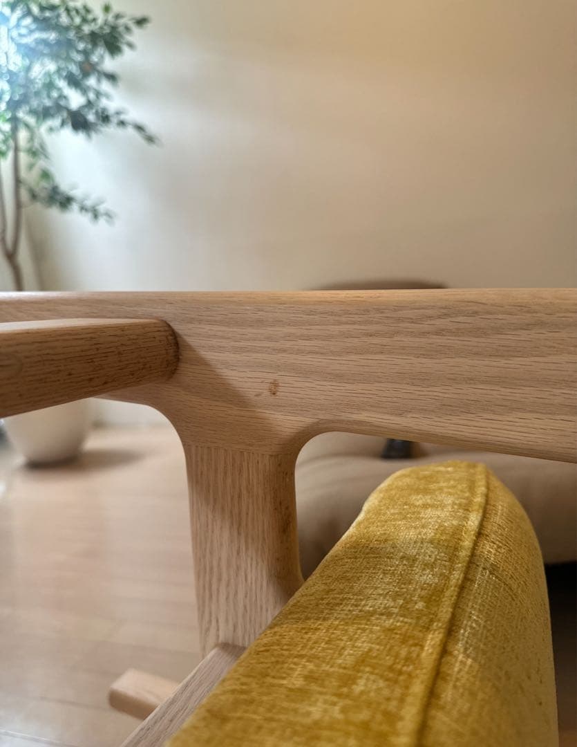 LIVING HOUSE モコア カウチ ベンチ　無垢材