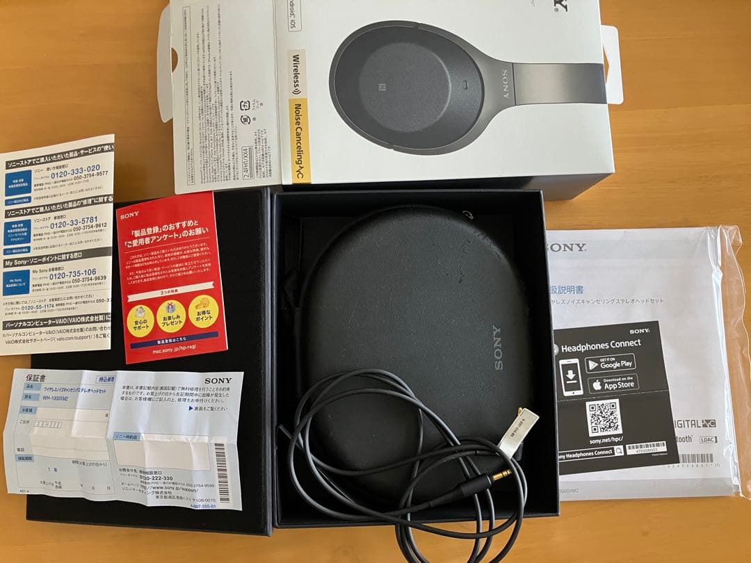 【動作確認済み】ヘッドホン SONY WH-1000XM2 BLACK