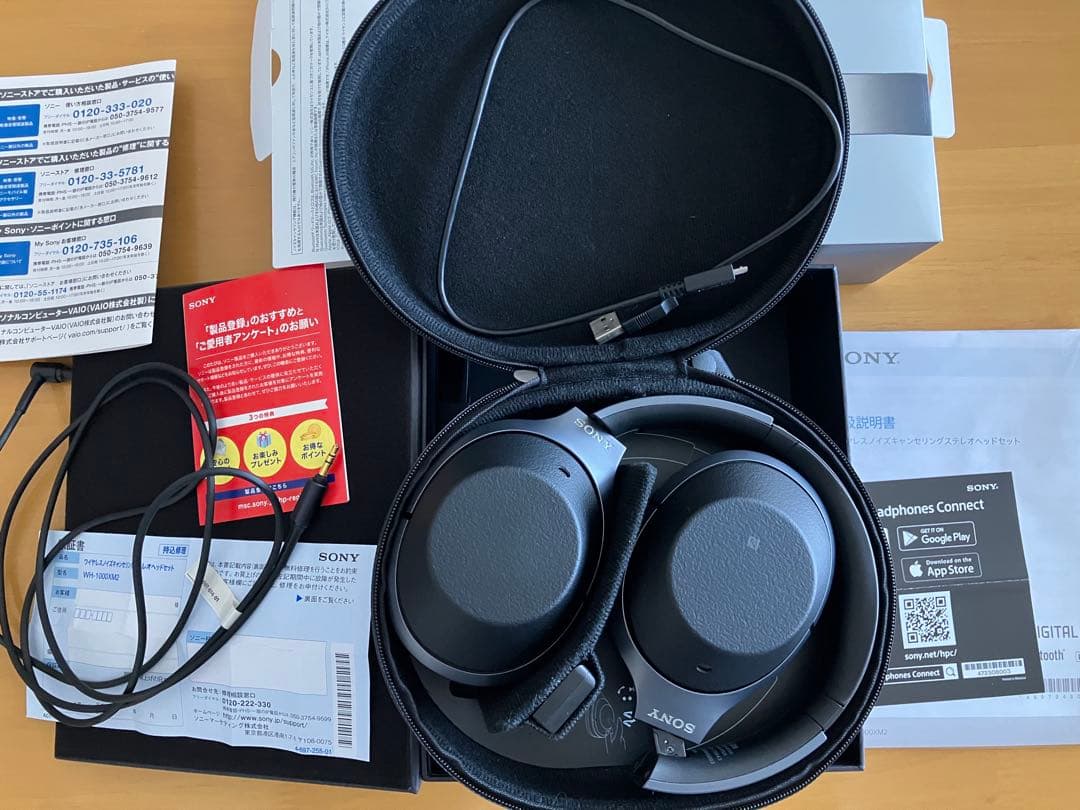 【動作確認済み】ヘッドホン SONY WH-1000XM2 BLACK