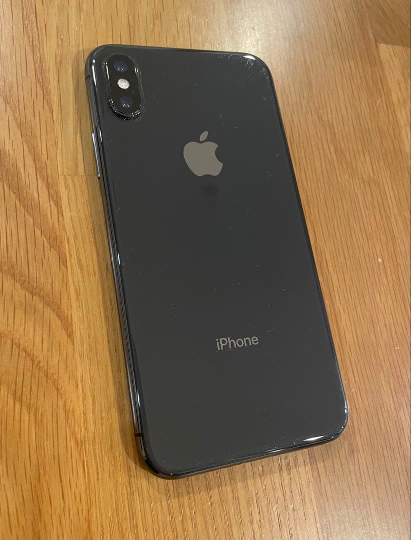 美品 iPhone X本体　256GB スペースグレイ