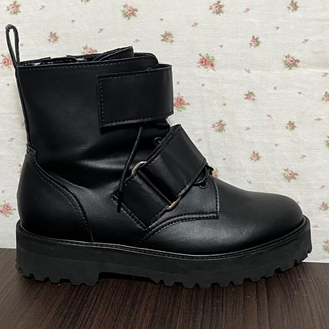 zucca レースアップベルトブーツ ブラック Mサイズ レザー ブーツ