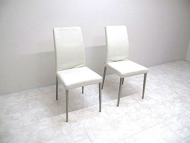 ボーコンセプト 「ニコチェア」　レザーチェア 2脚セット　　ダイニングチェア