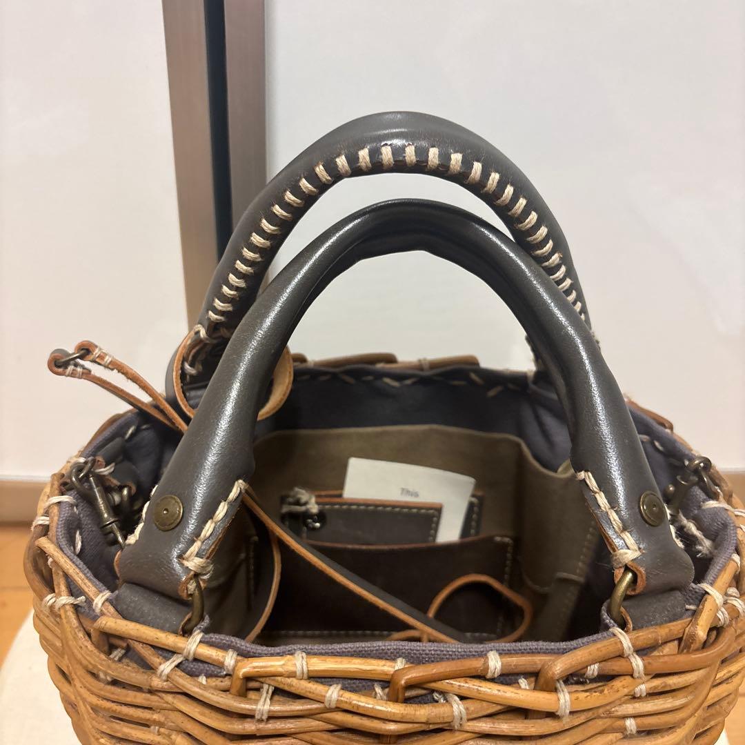 エバゴス　ebagos ショルダーバッグ　ブライドル ２本編み　ショルダー付き