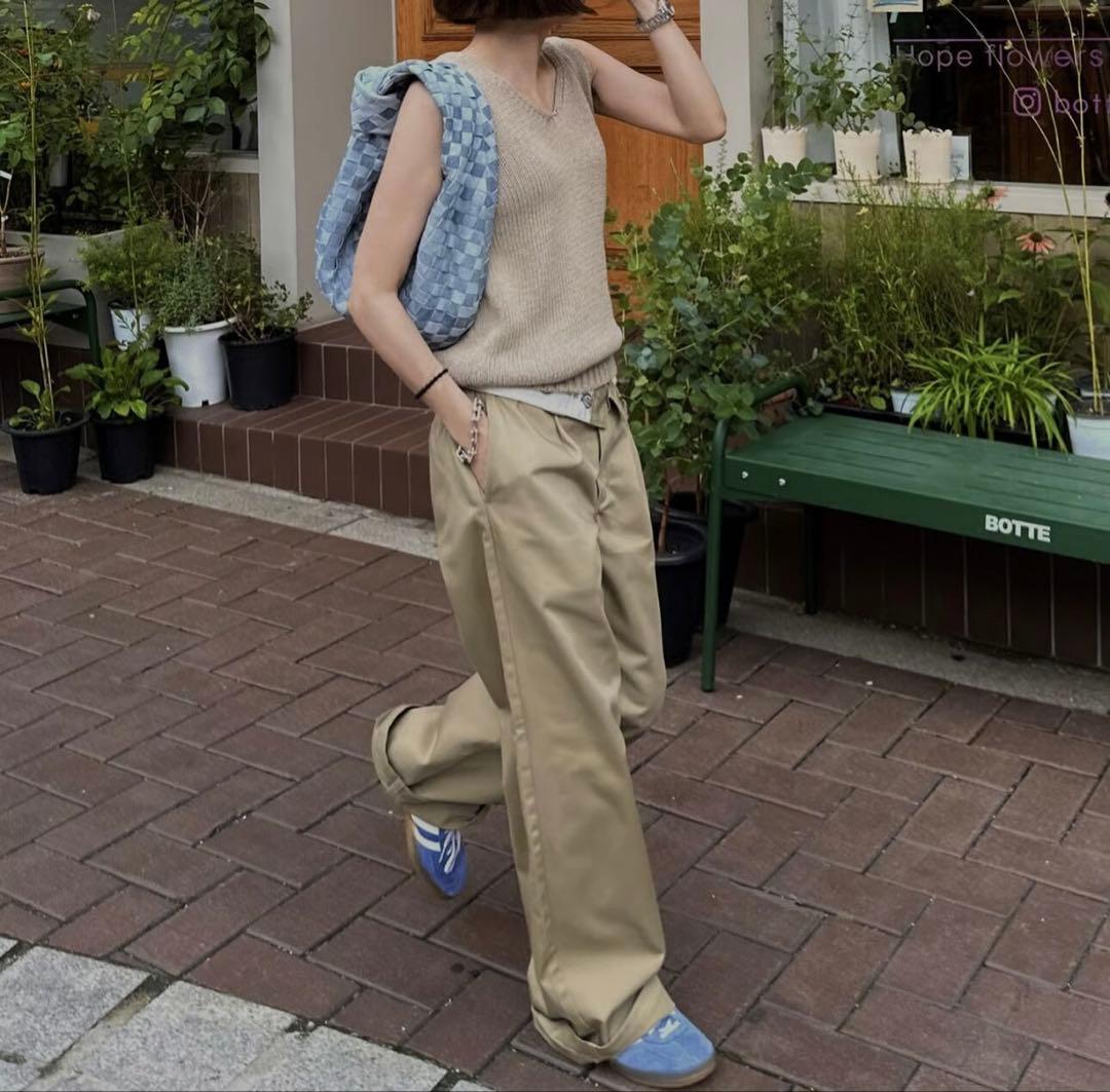 oksoon カーキ パンツ