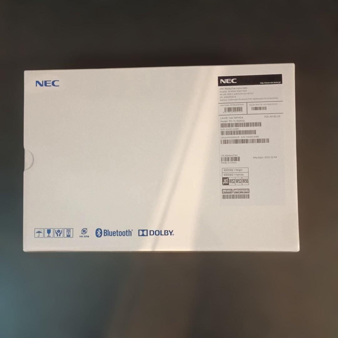 タブレットAndroid NEC LAVIE Tab Lite 新品未開封！