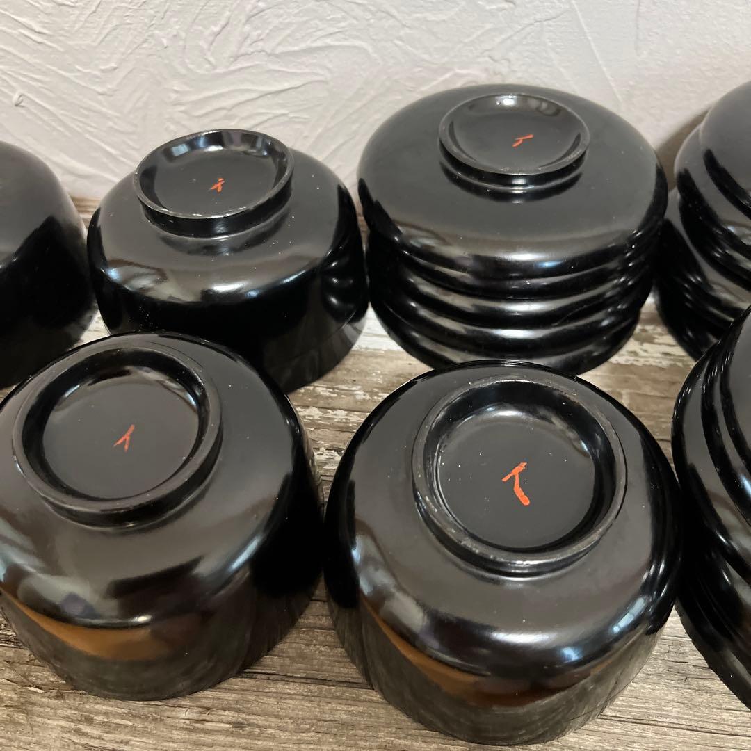 年代物漆椀　約40個　漆椀大量【メルカリ便】本日限定価格