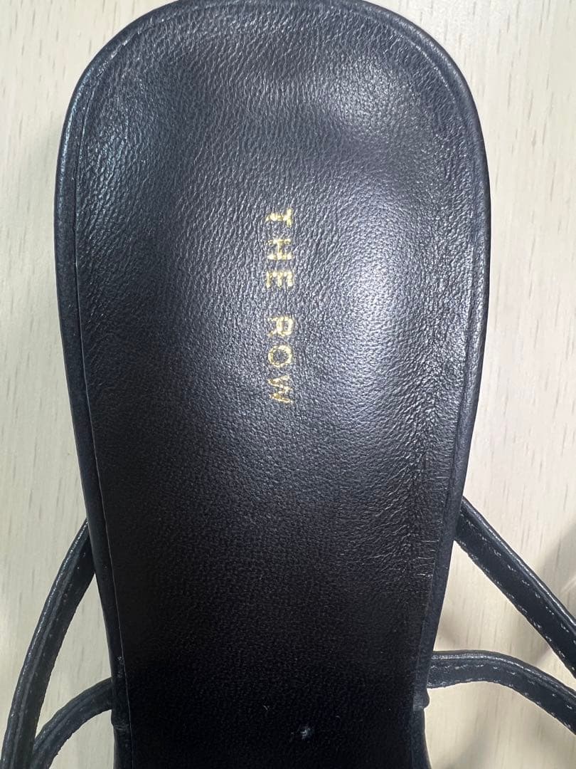 未使用。THE ROW ザロウ　レザー　サンダル 36