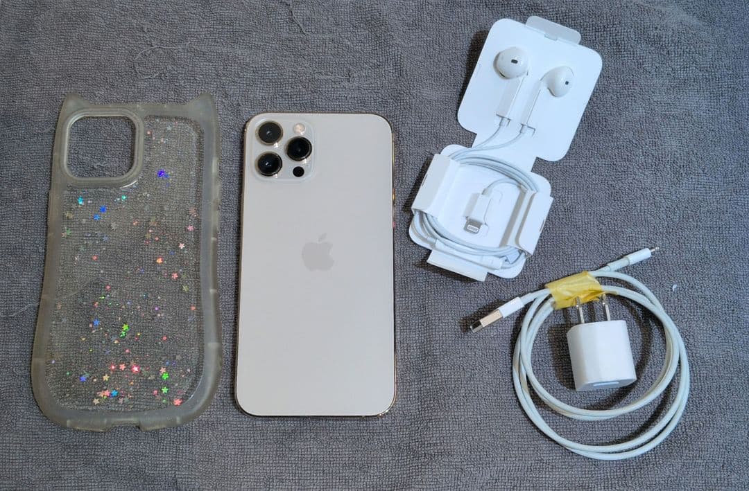 【美品】iPhone12ProMax 本体 128GB ゴールド SIMフリー