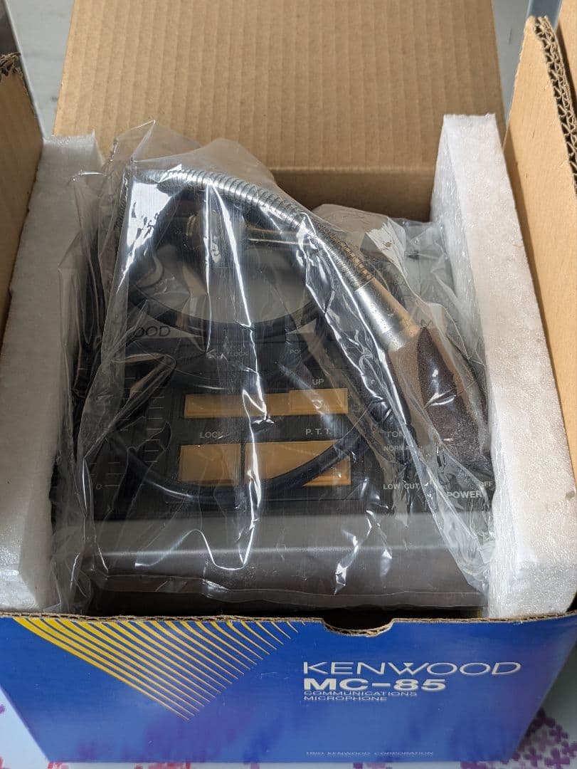 229 KENWOOD/ケンウッド スタンドマイク/ 卓上マイク MC-85