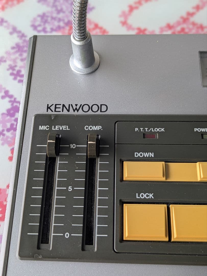 229 KENWOOD/ケンウッド スタンドマイク/ 卓上マイク MC-85