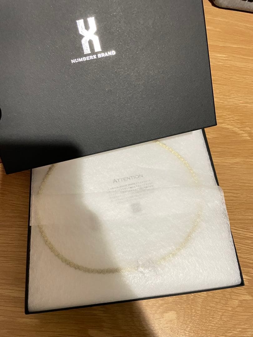 新品　NUMBERX BRAND　ネックレス イエローゴールド