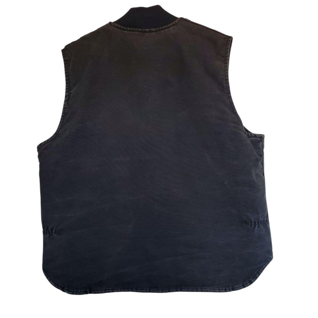 7*9様 Carhartt ダックベスト ブラック XL 腰ゴム