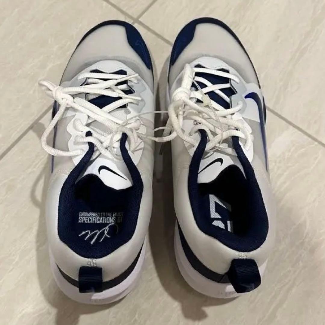 Nike Air zoom スパイクシューズ 26.5cmホワイト/ネイビー