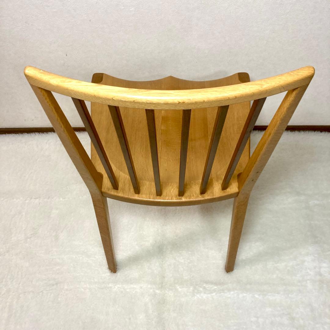 起立木工 ナラ材 パレスDチェア 木製 ダイニングチェア