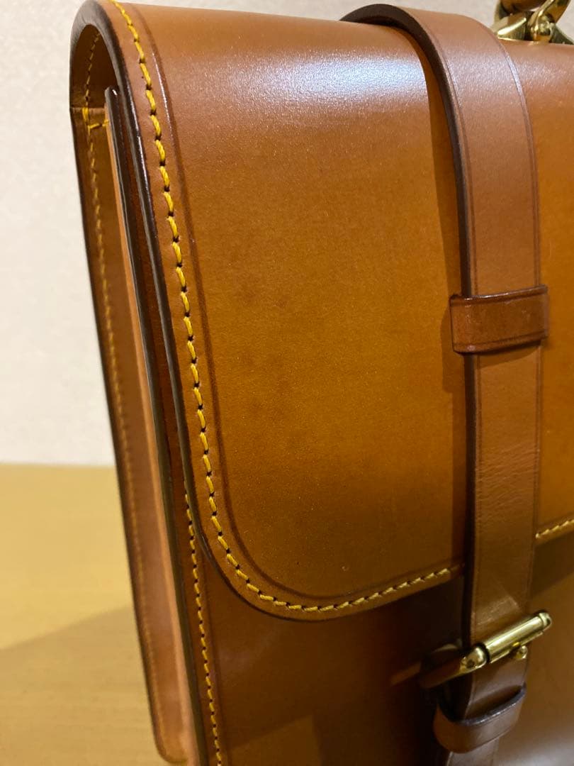 05’山陽山長 ブライドルレザー クラシック ブリーフケース