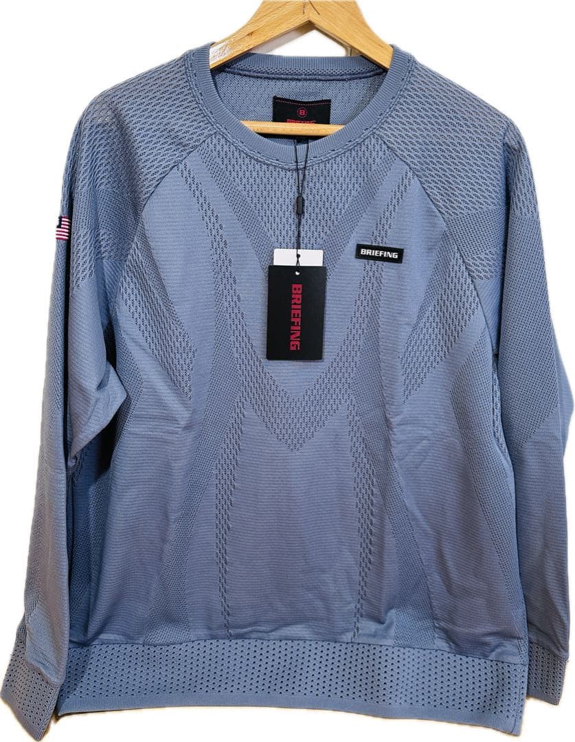 アイリスさん　ブリーフィングゴルフ ニット セーター ストレッチ メンズL