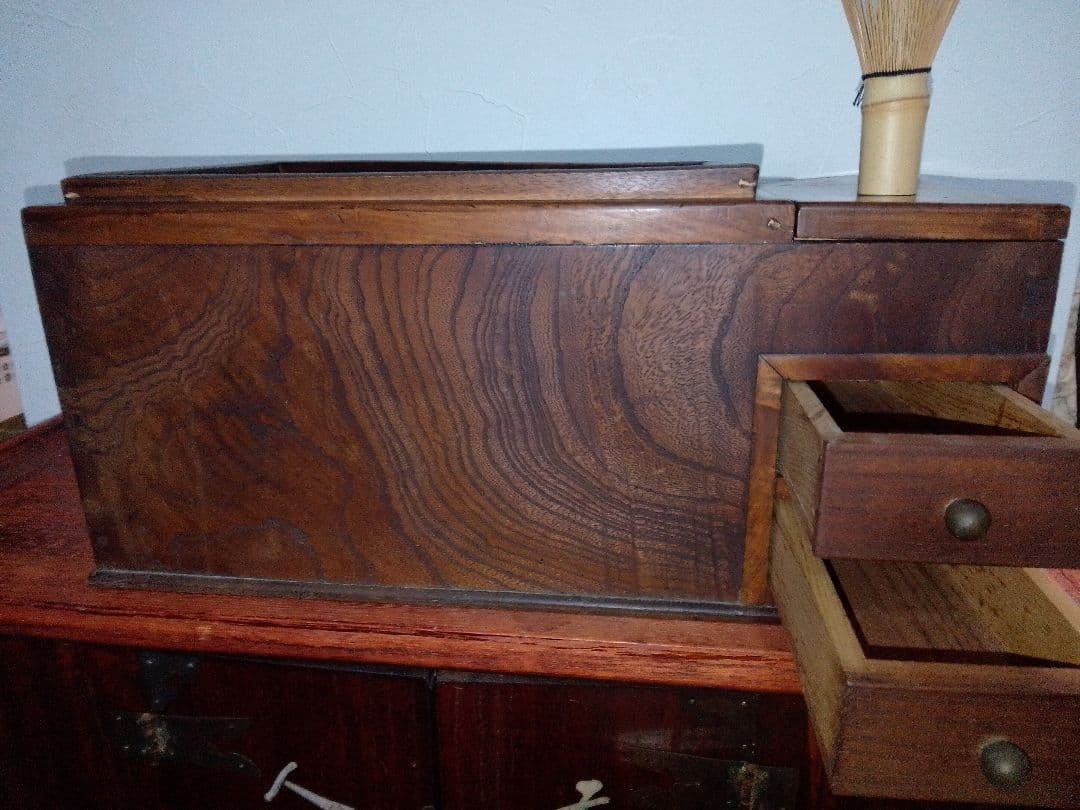 アンティーク 大正 昭和 関東型 ミニ 長火鉢　火鉢 小型 豆火鉢