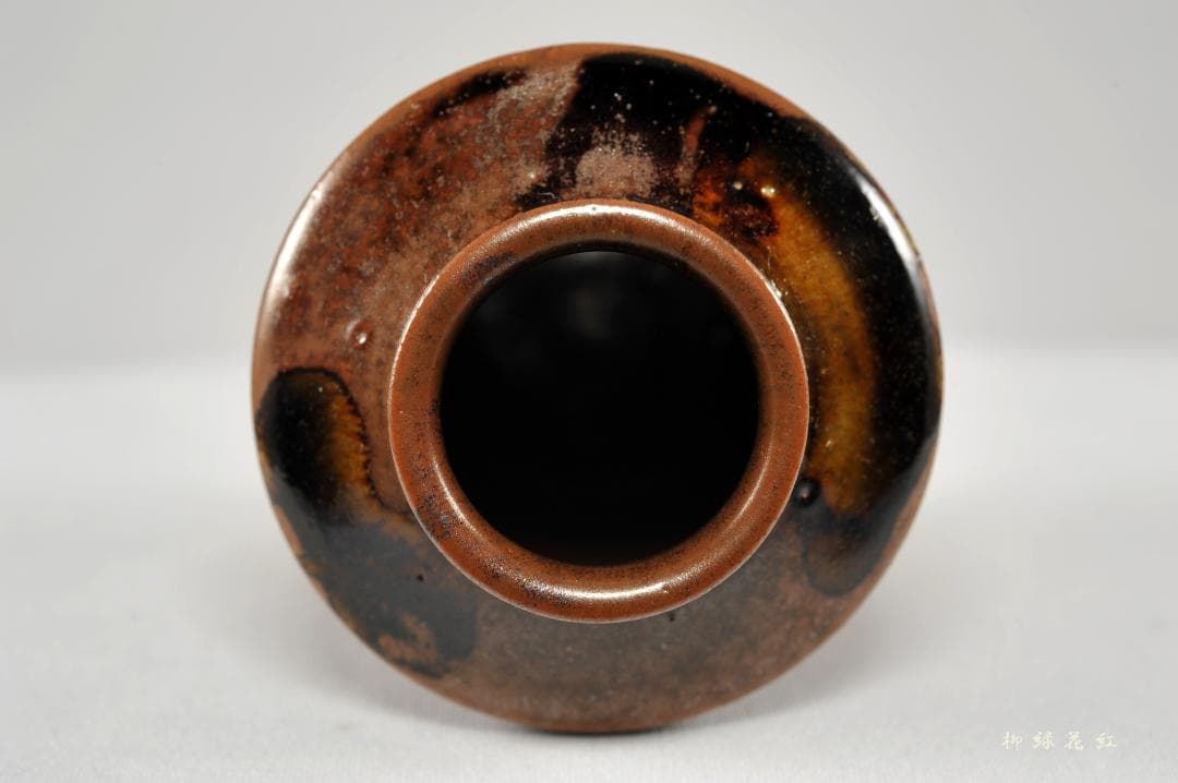 佐久間勝山 松古 肩衝 茶入 鵬雲斎書付 共箱 松古窯 松坂萬古 萬古焼 茶道具