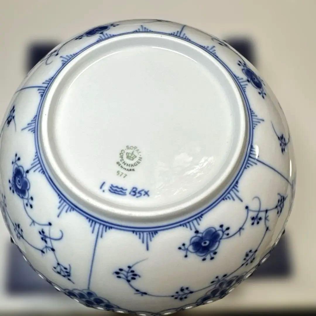 ロイヤルコペンハーゲン　ブルーフルーテッドフルレース　フルーツボウル　サラダ　皿