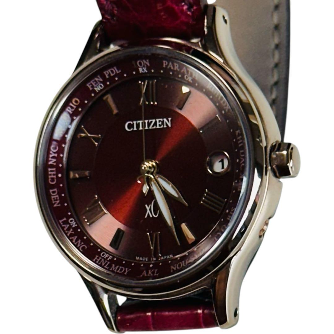 【新品】シチズン クロスシー EC1164-02W レディース クロコ　腕時計