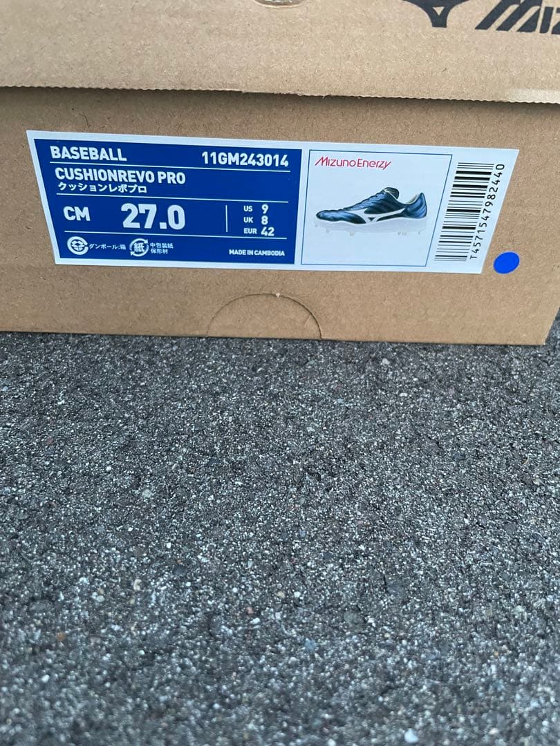 ミズノプロ野球スパイク