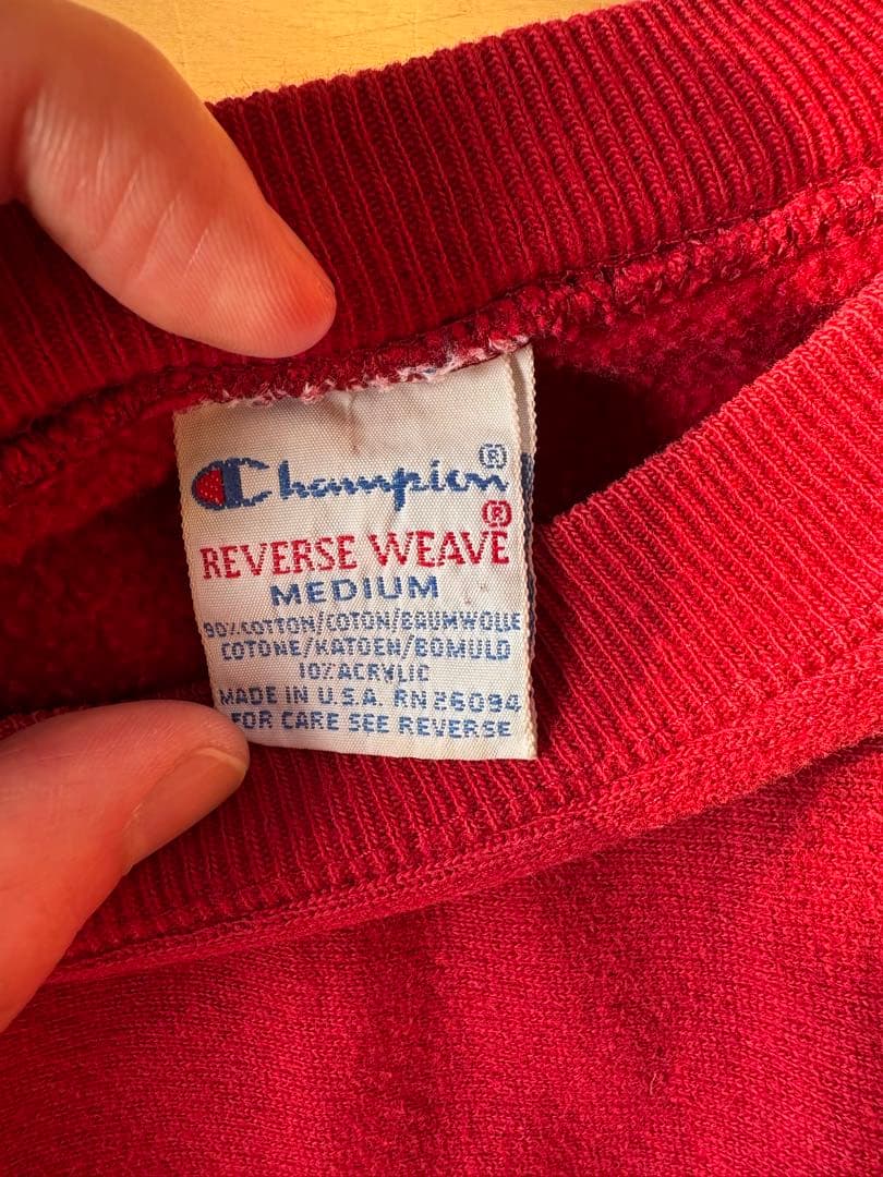 て*ー様 刺繍タグChampion Reverse Weave mサイズ