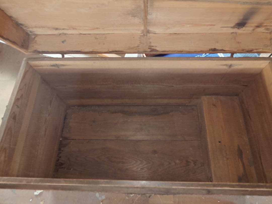 長持　（明治〜大正時代）　レトロ　アンティーク家具　衣類布団収納