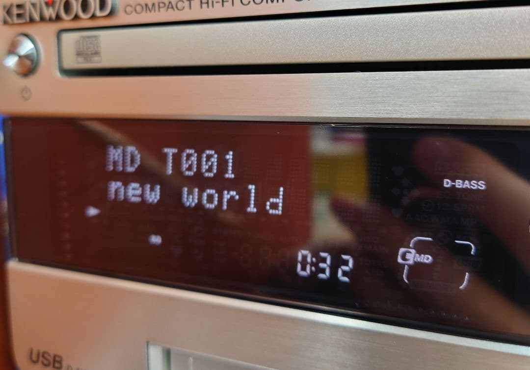 ★☆KENWOOD　 RD-UDA77 CD/MDシステムコンポ