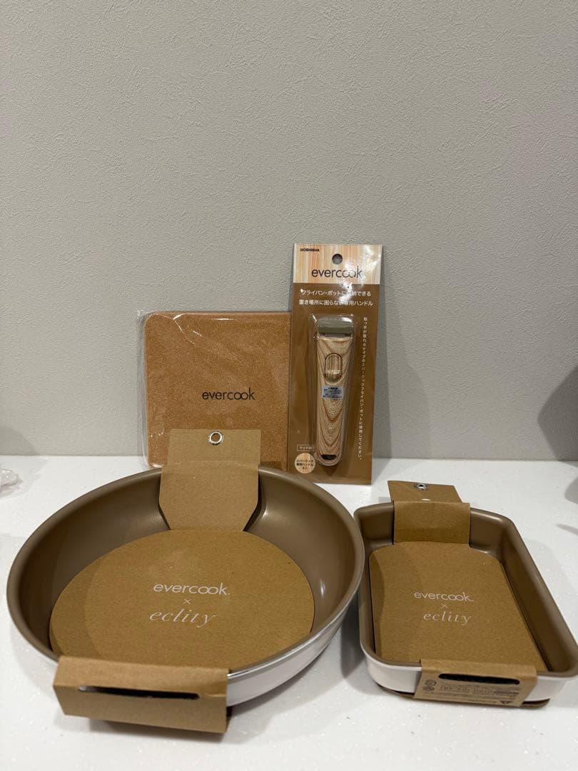◎エバークック ガス火専用 フライパンセット