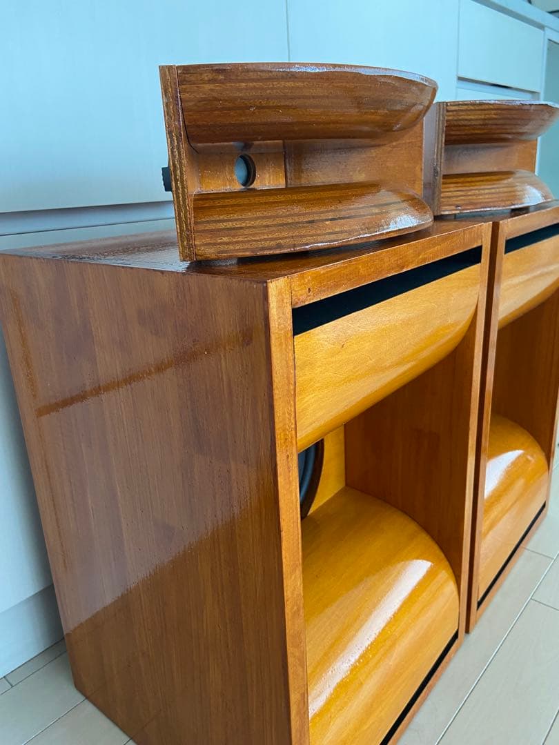 ウッドホーン搭載フロントロードホーンスピーカー