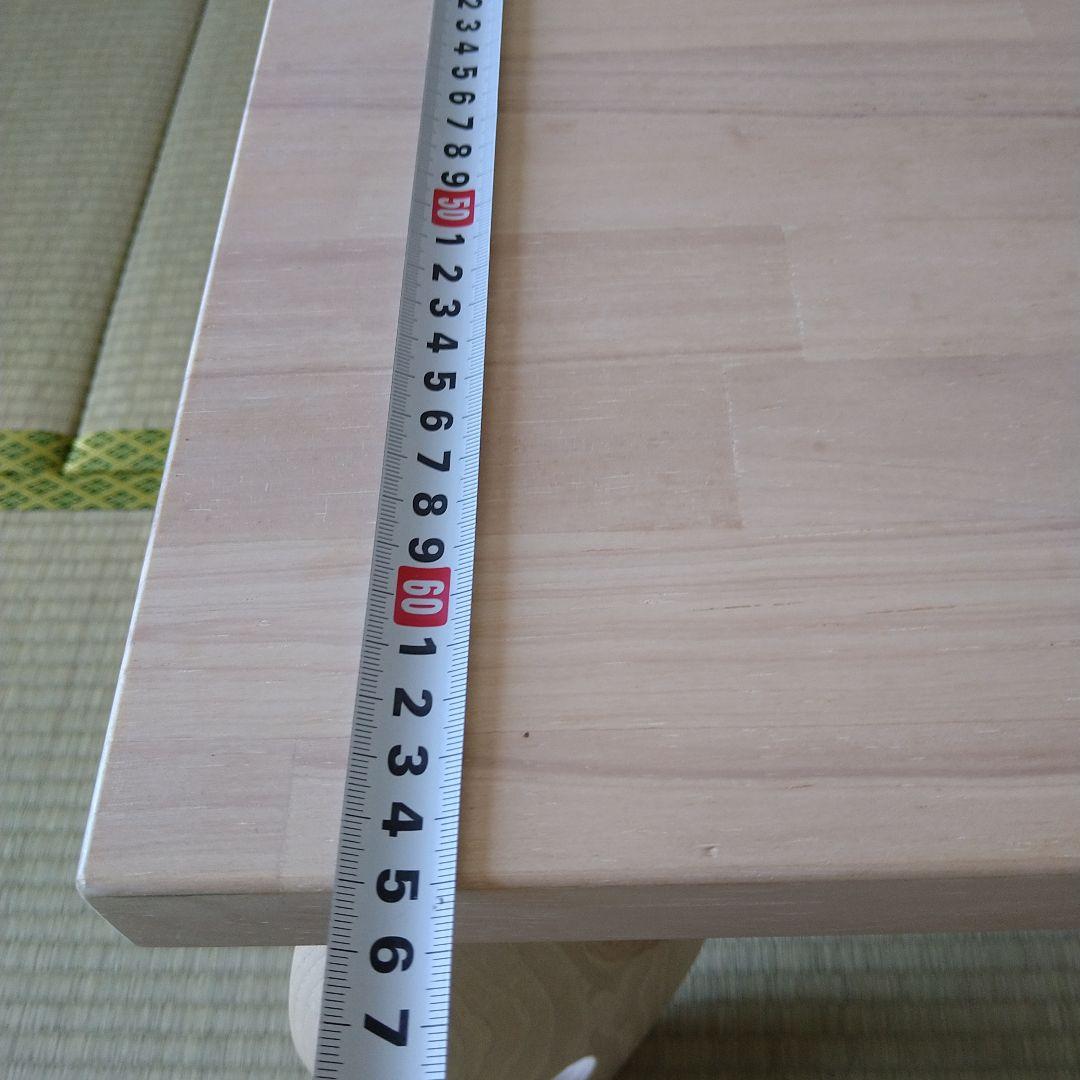 猫脚　テーブル　こたつ　特注ホワイト　木製　姫系　机　座卓