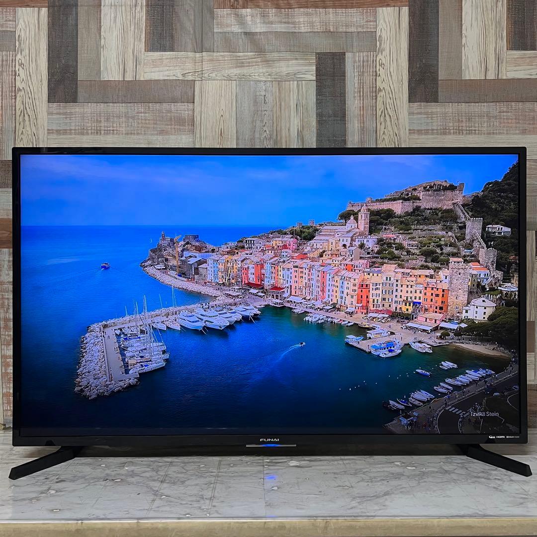 リクエスト価格❣️全国送料込フナイ49型4チューナー内蔵録画機能付1TB ネット