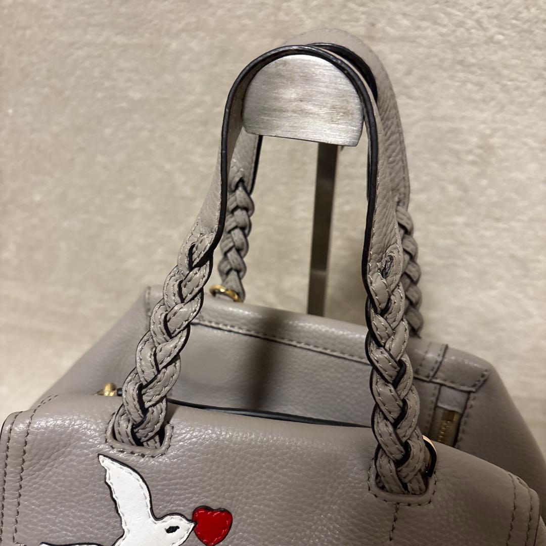 美品⭐️TORY BURCH PEACE&LOVE 2way ショルダーバック