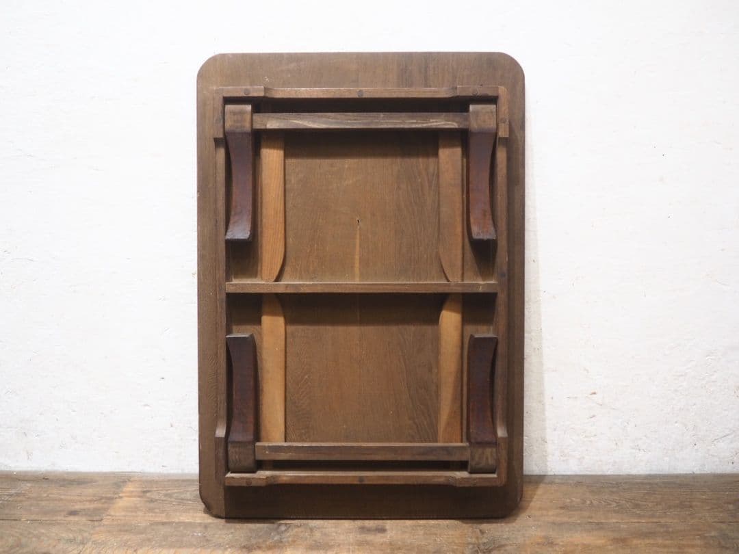 1394 折りたたみ式　大きい角ちゃぶ台　座卓　ローテーブル　古家具　レトロ