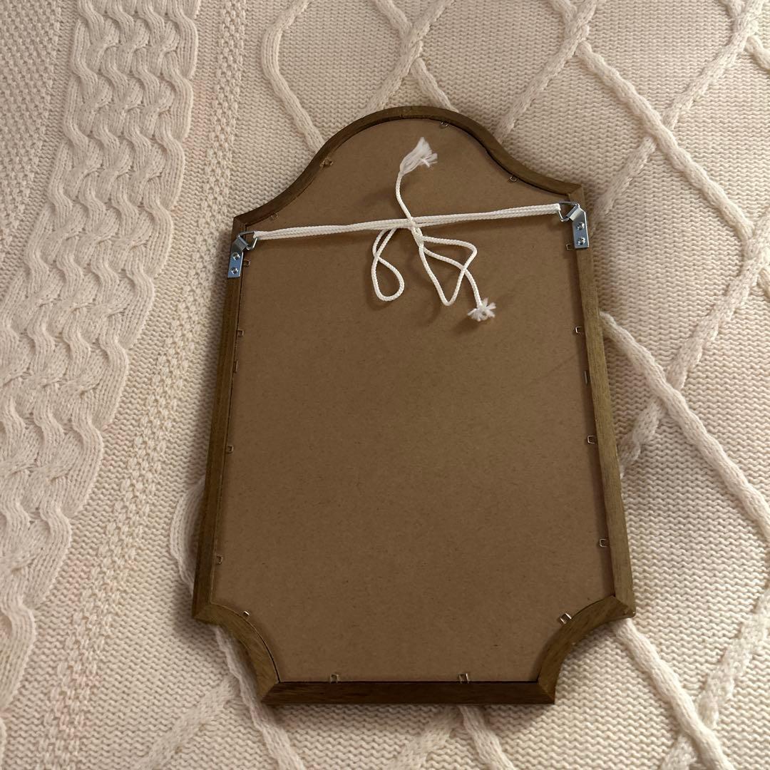 ANTRY ウォールミラー　Hall Wood ミラー 鏡 小さいサイズ