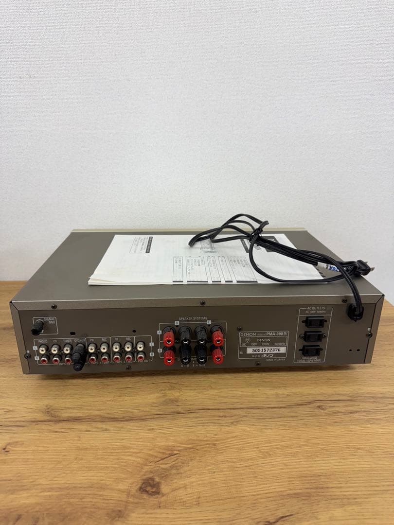 動作品 DENON デノン PMA-390IV プリメインアンプ
