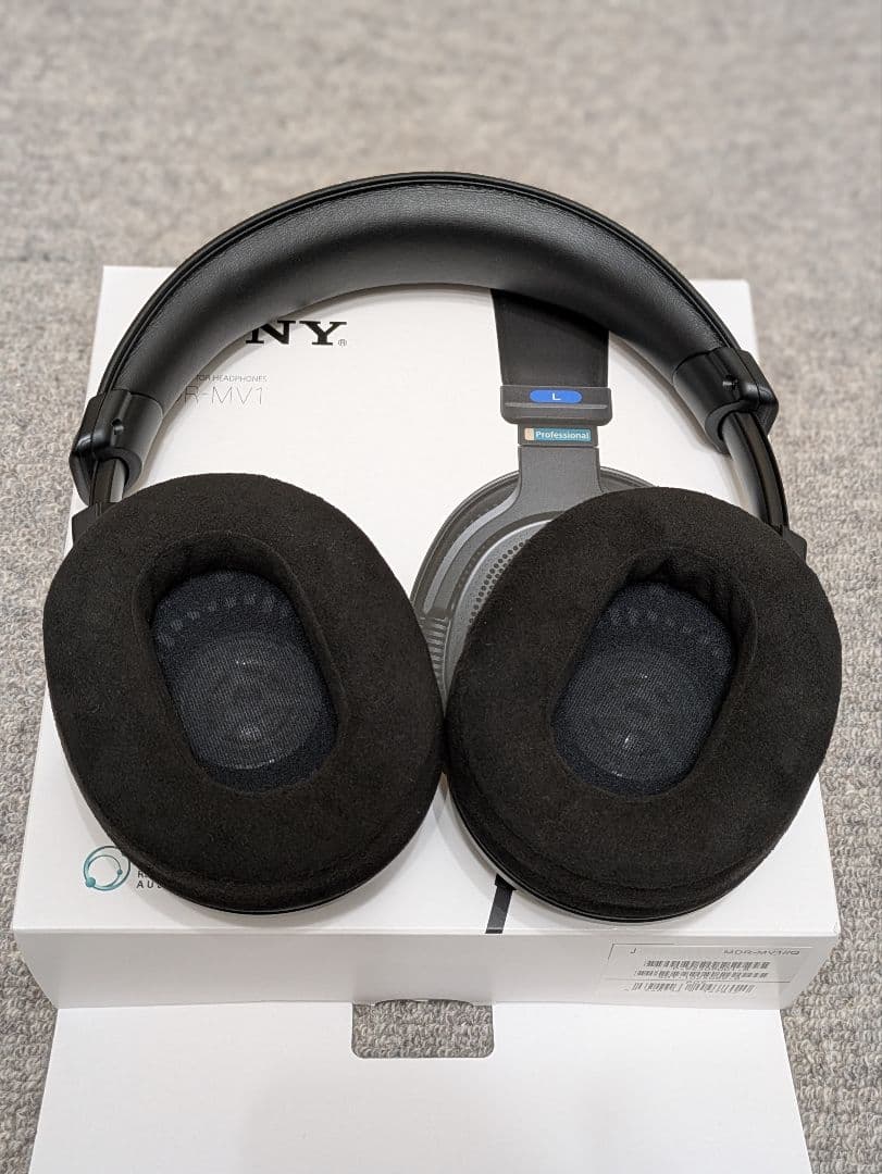SONY MDR-MV1 ブラック 有線ヘッドホン