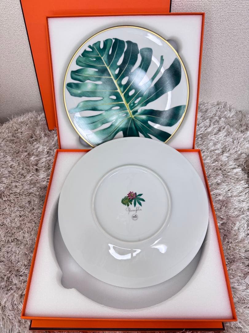 HERMES☆ディナープレート No1 〈パシフォリア〉新品