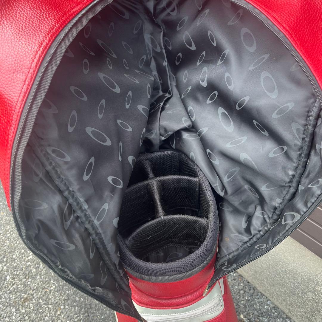 希少色　オークリー キャディバッグ ワインレッド　入手困難　ゴルフプロテクター