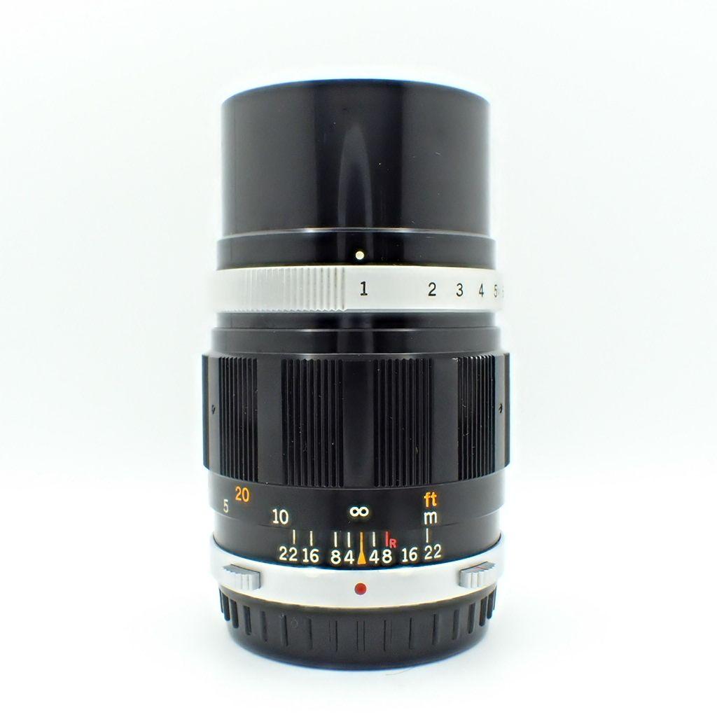 【動作確認済】OLYMPUS ペン用 100mm f3.5純正フード&キャップ付