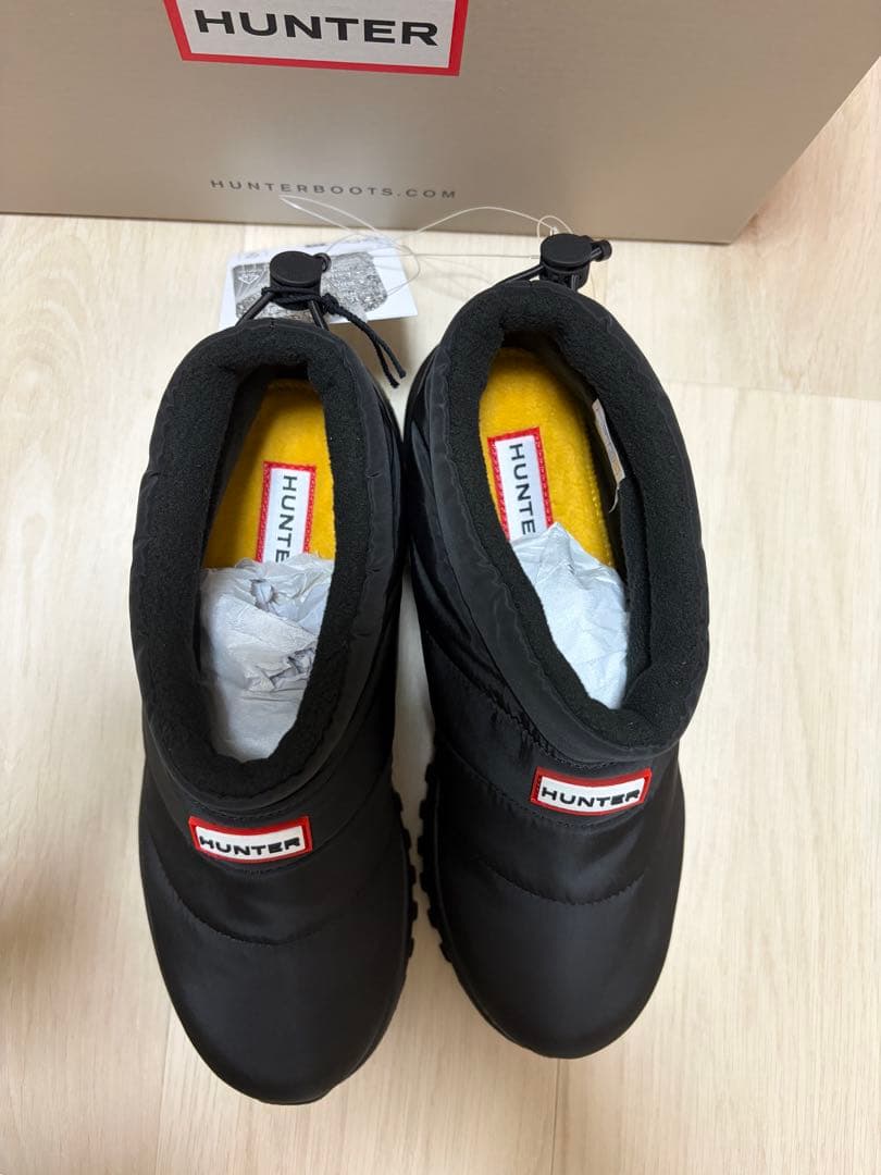 【新品未使用】HUNTER パフド トラベル フロー トレーナースニーカーブーツ