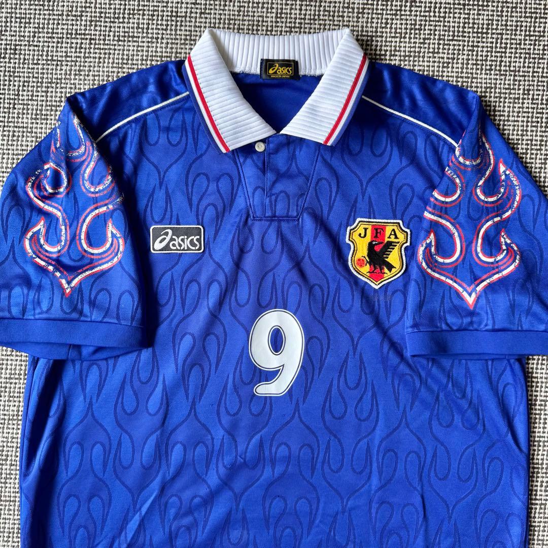 【９８W杯当時物モデル】中山雅史 ＃９ 日本代表 １９９８（H）アシックス